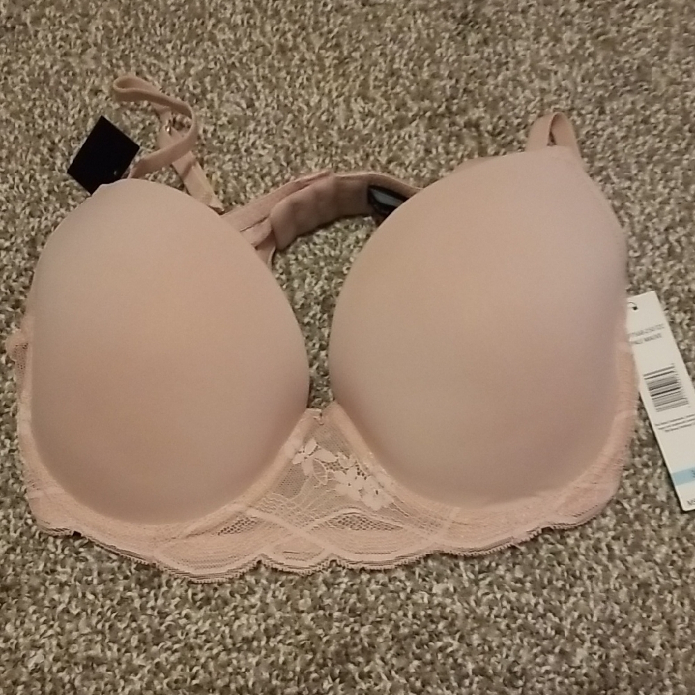 Tahari Pink Contour Bra with Underwire Support